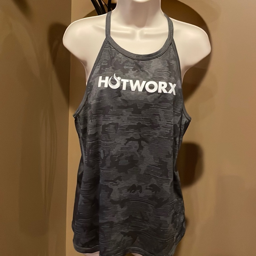 Hotworx logo tank top size M